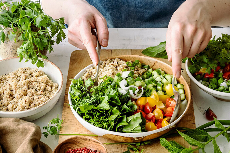 Proteiinirikkaat ruoat kasvissyöjille